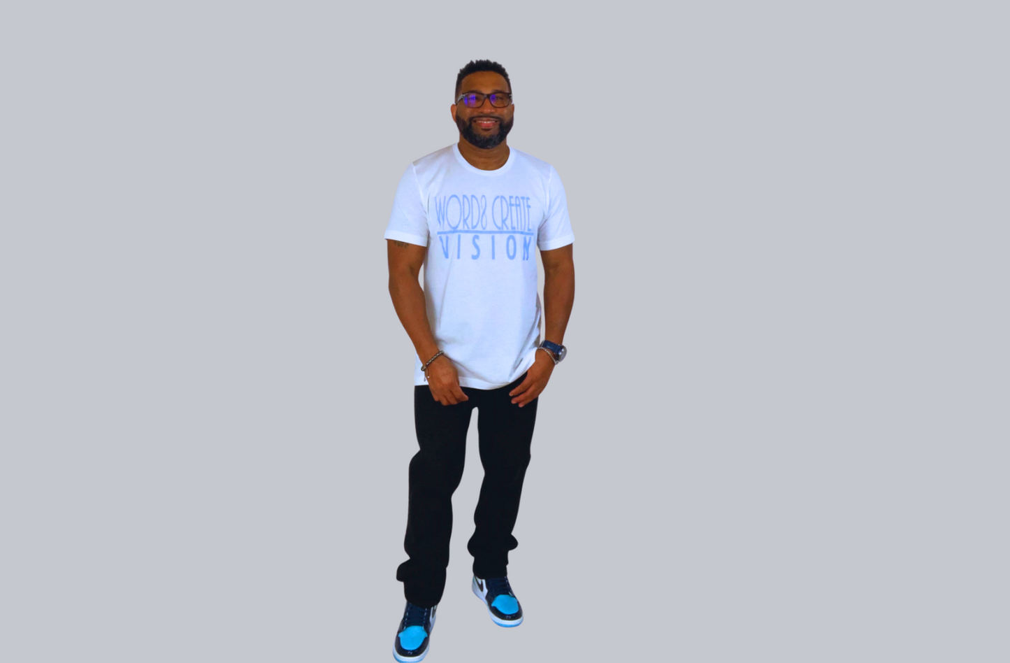 Align Your Vision White and Sky blue