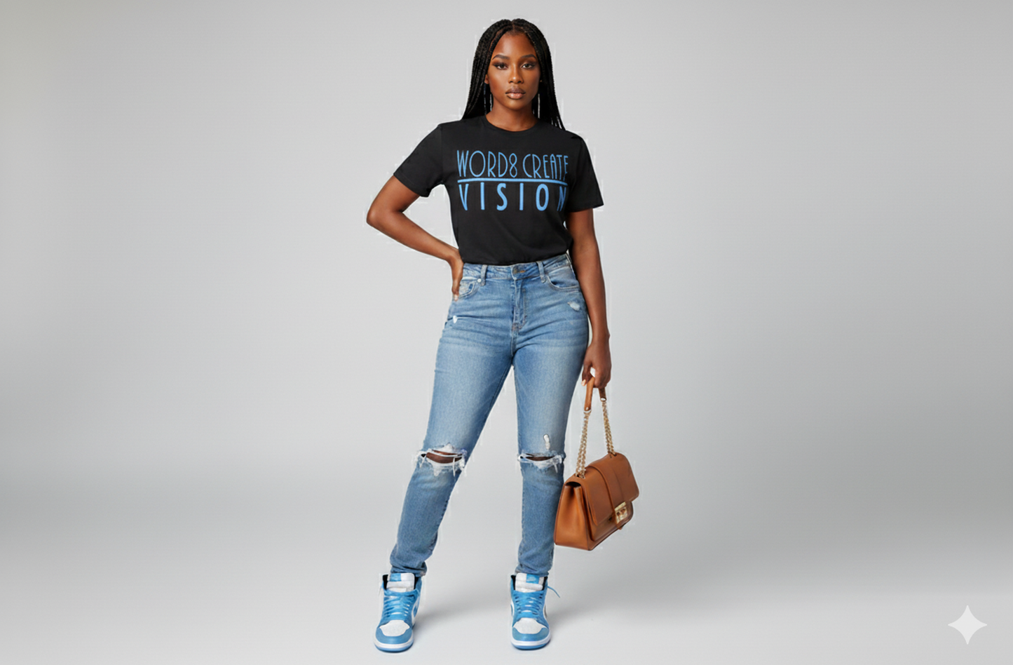 Align Your Vision Black and Sky Blue