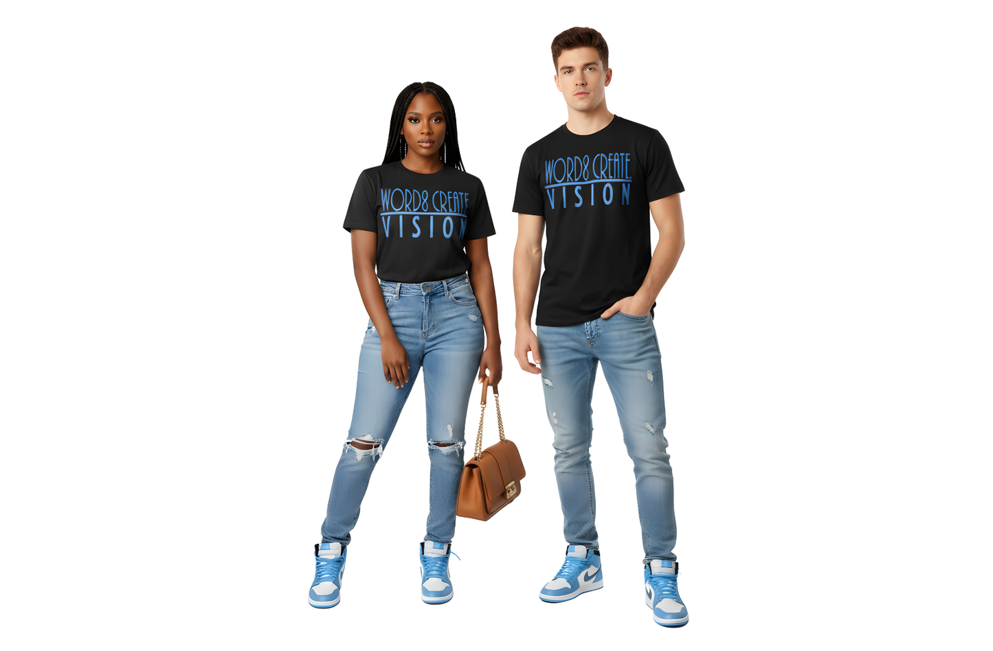 Align Your Vision Black and Sky Blue