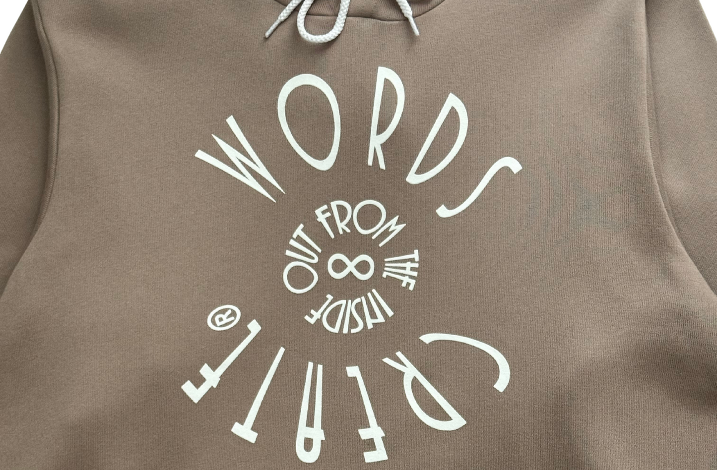 From The Inside Out Hoodie Bring Forth "Vision" Tan and White