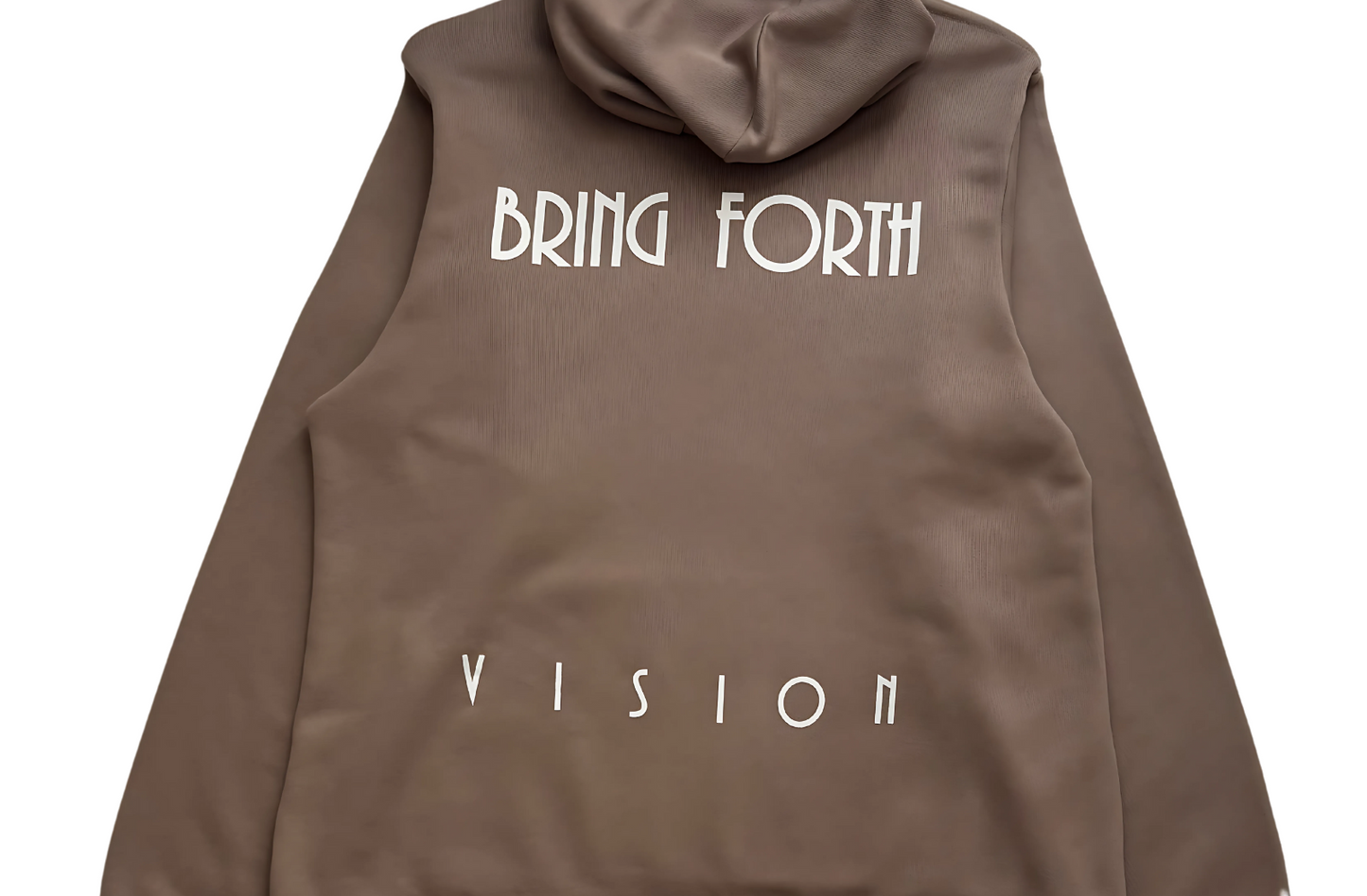 From The Inside Out Hoodie Bring Forth "Vision" Tan and White
