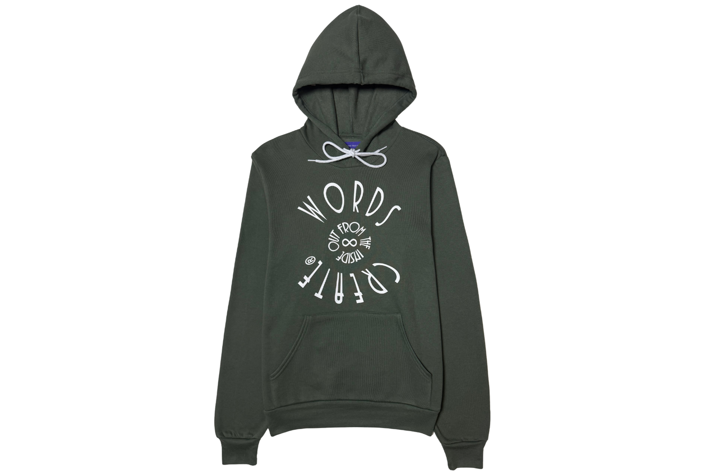 From The Inside Hoodie Bring Forth "Vision" Military Green and White