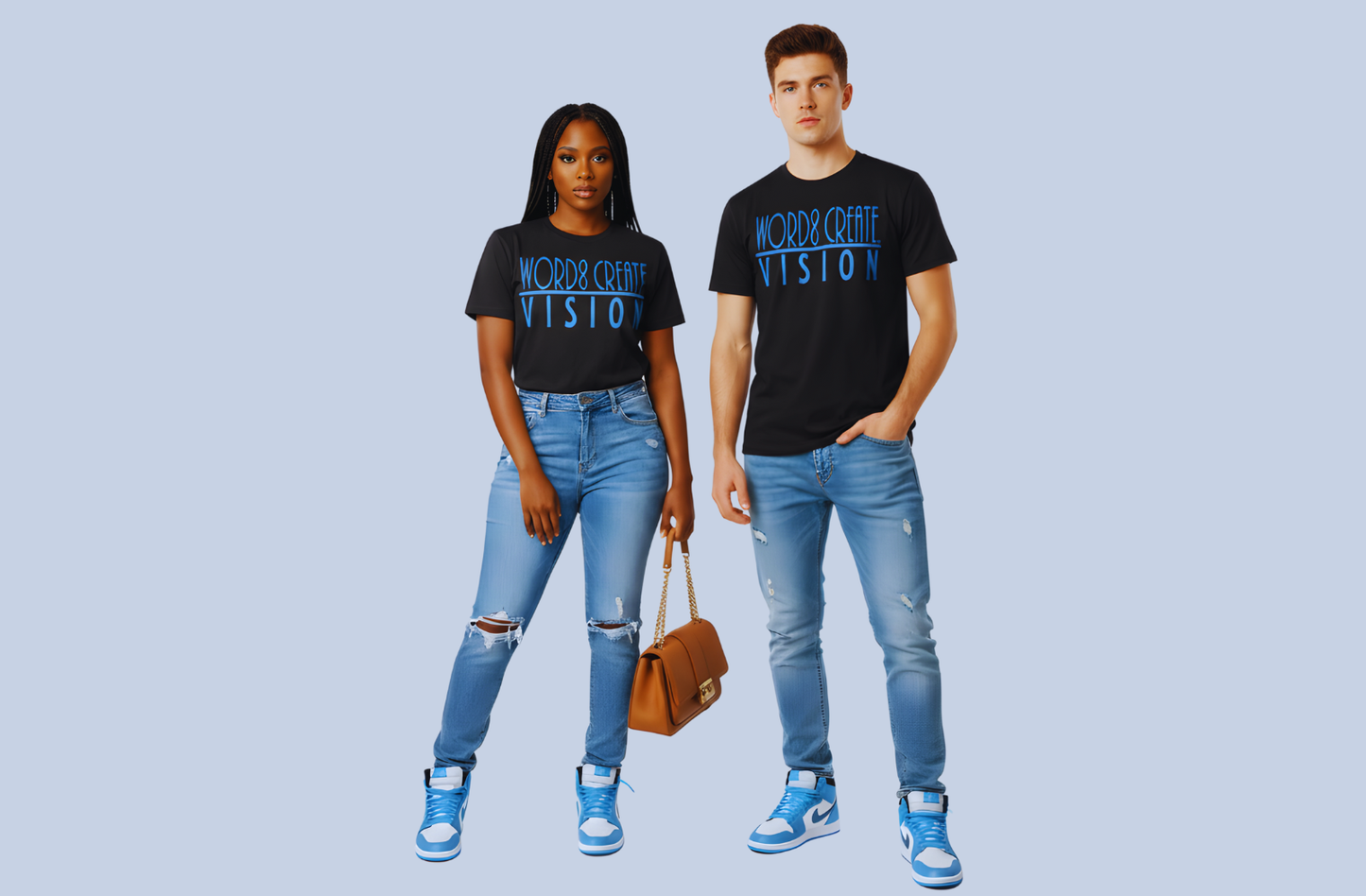 Align Your Vision Black and Sky Blue