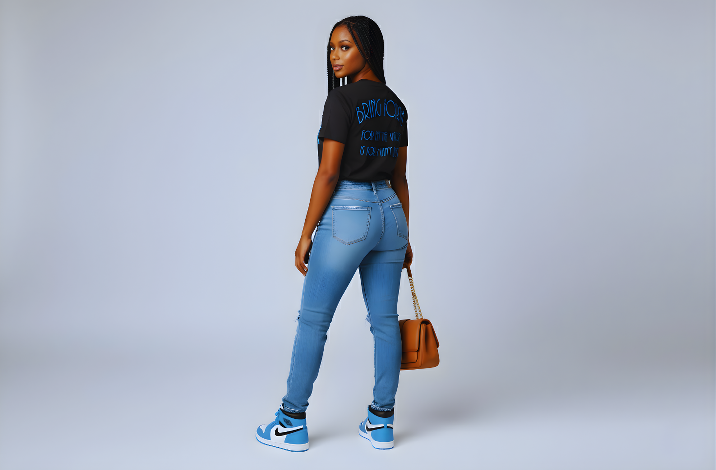 Align Your Vision Black and Sky Blue