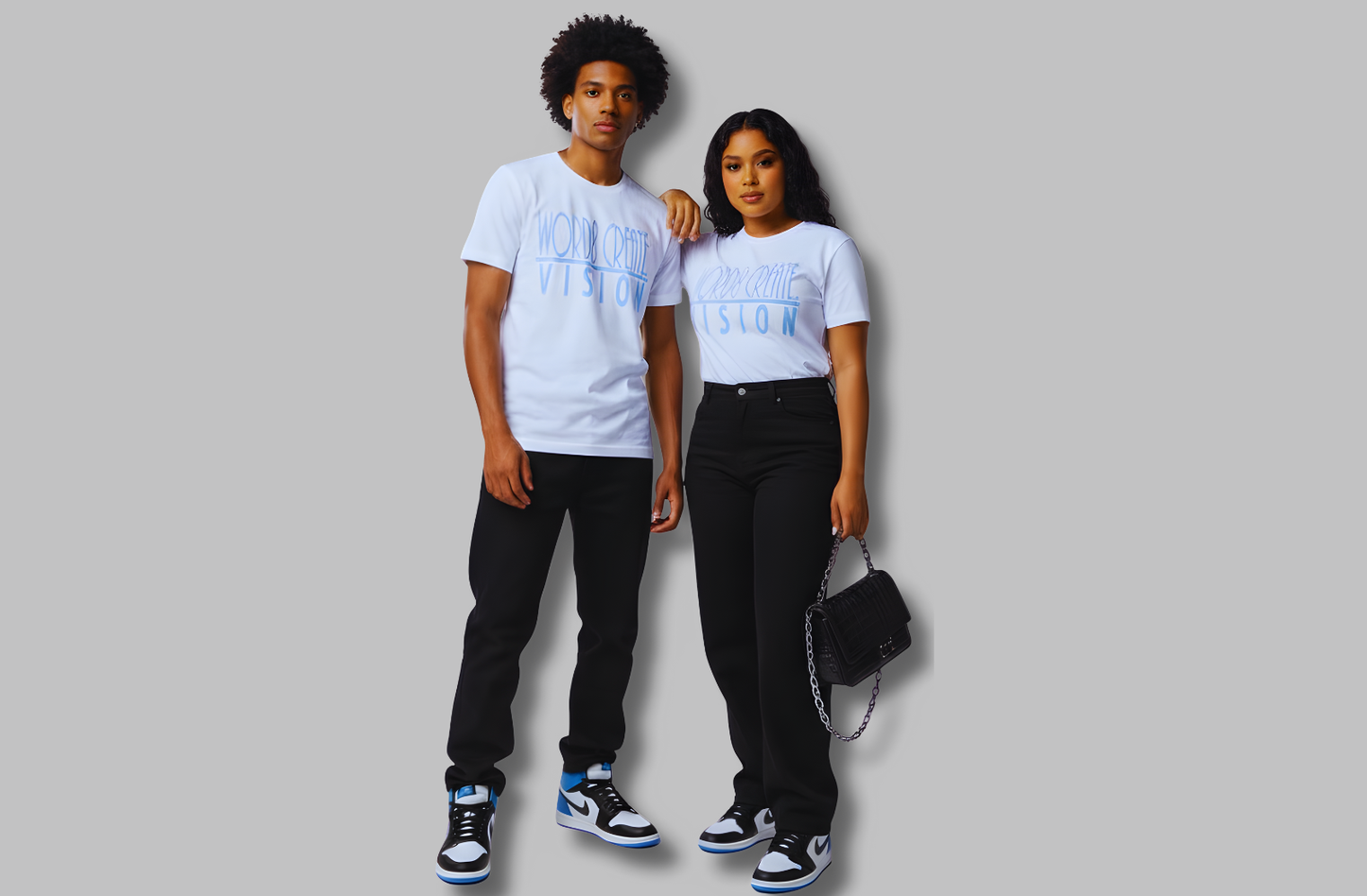 Align Your Vision White and Sky blue