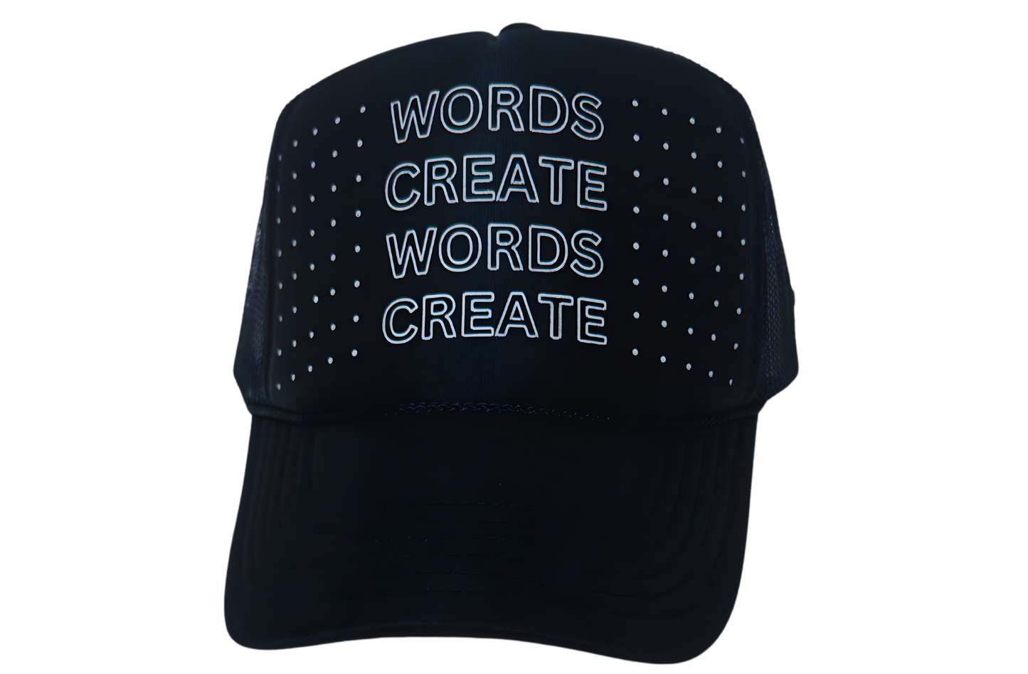 Trucker Hat Black and White