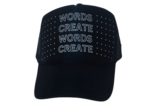 Trucker Hat Black and White