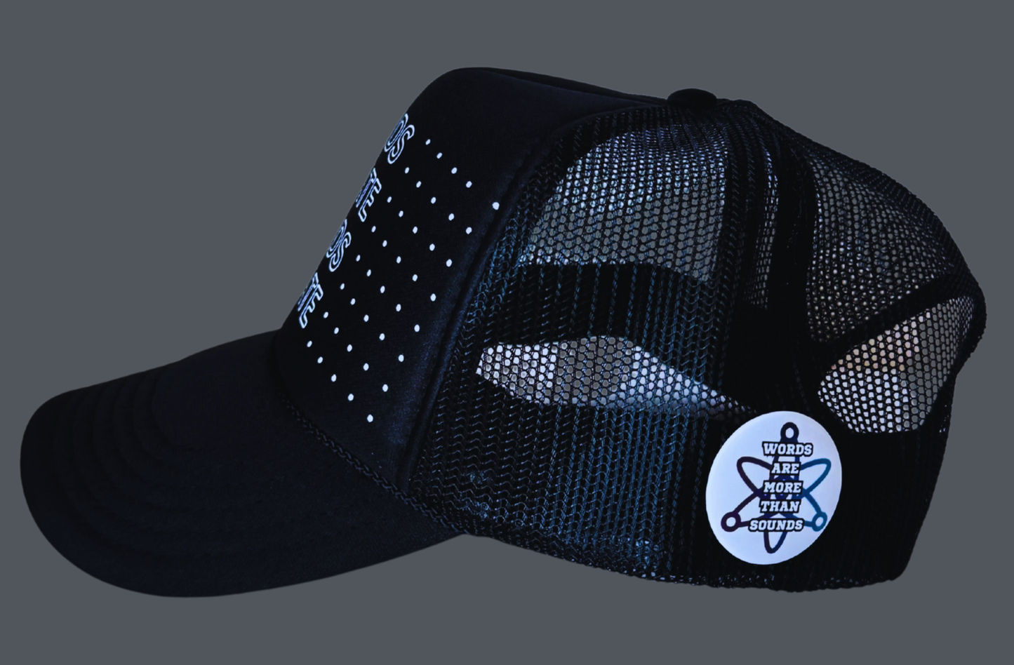 Trucker Hat Black and White