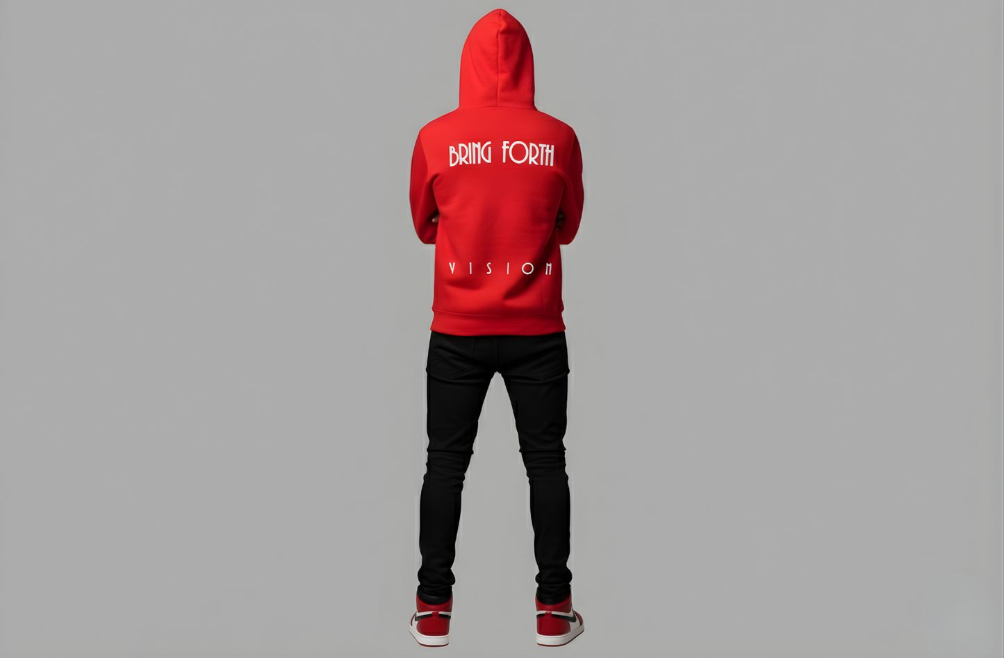 From The Inside Out Hoodie Bring Forth "Vision" Red and White