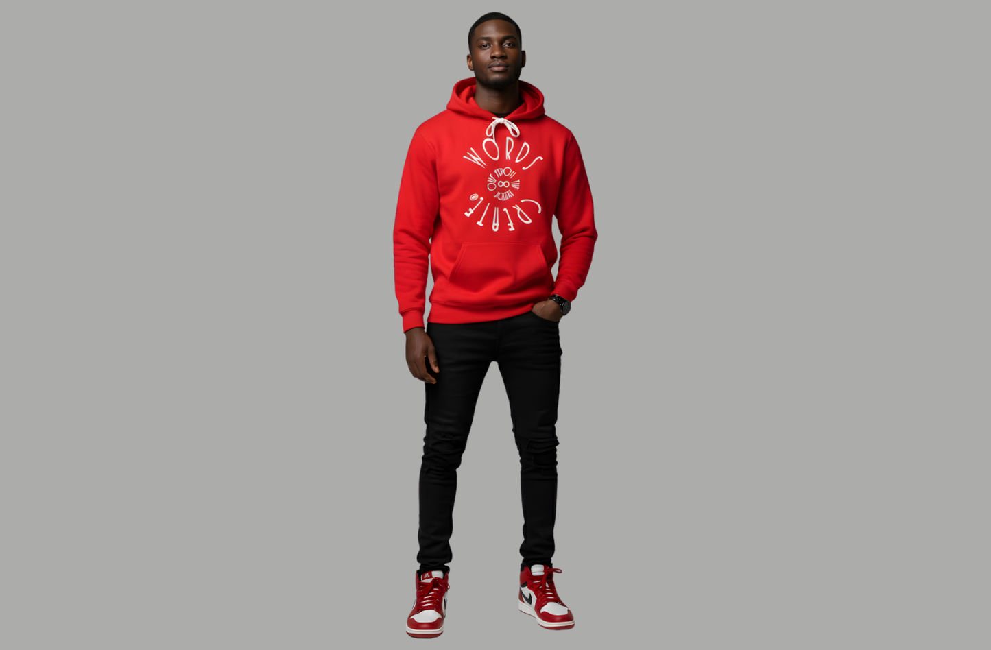 From The Inside Out Hoodie Bring Forth "Vision" Red and White