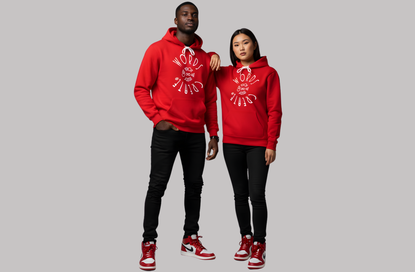 From The Inside Out Hoodie Bring Forth "Vision" Red and White