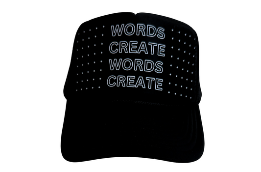 Trucker Hat Black and White
