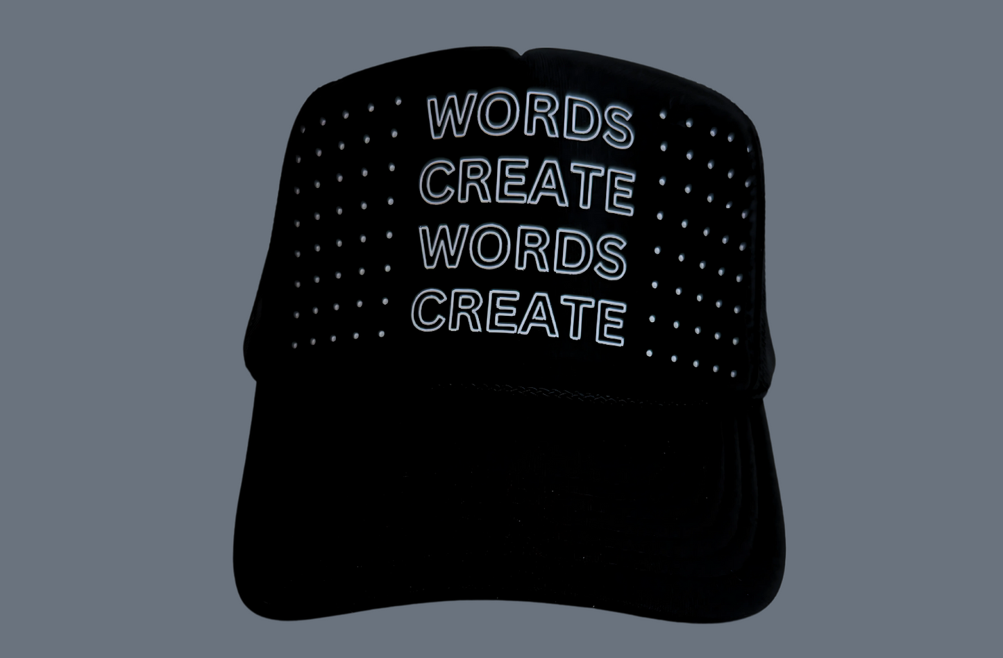 Trucker Hat Black and White